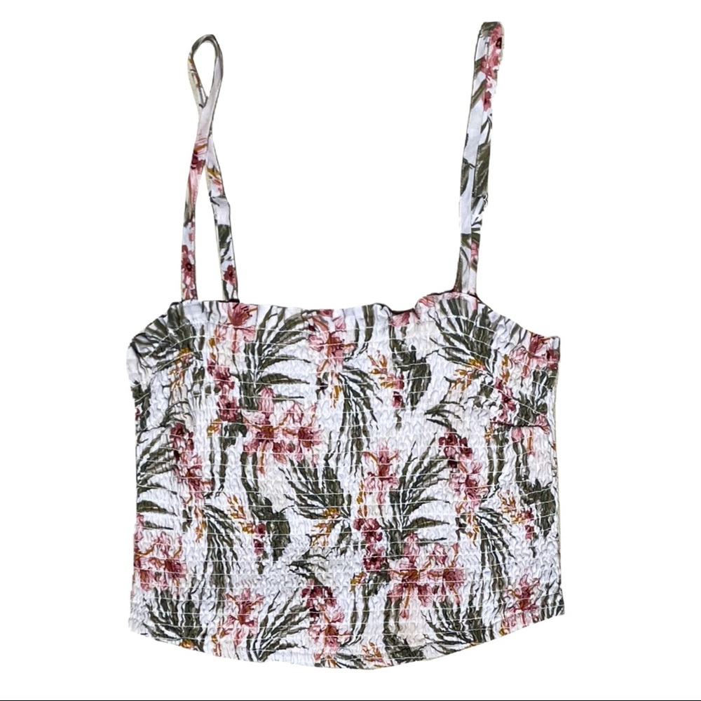 Abercrombie & Fitch Woman’s Floral Elastic Cami Top